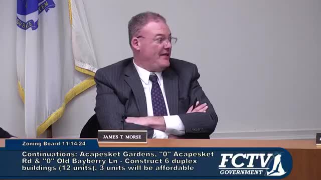 Falmouth Board approves multifamily housing project with multiple permit conditions