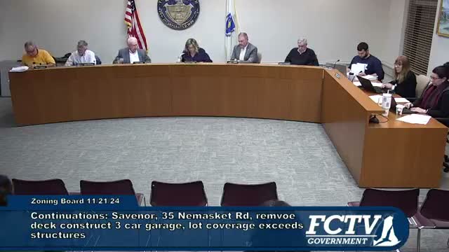 ZBA approves three‑car garage with habitable space at 35 Namasket Road with conditions