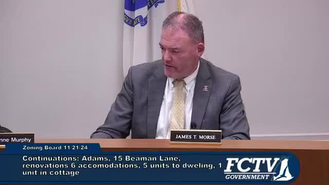 Seth Adams proposes traffic and parking solutions for Beaman Lane project