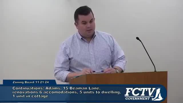 Homeowners propose structure rebuild to improve property compliance in Little Pond