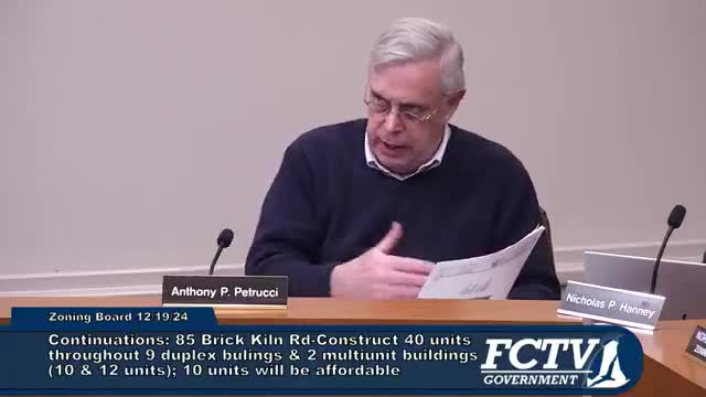 Town Board addresses drainage concerns from residents at Brick Hill and Sophie Lane