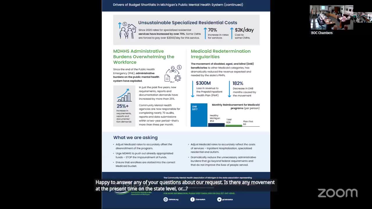 County Board passes resolution to address behavioral health funding shortfall