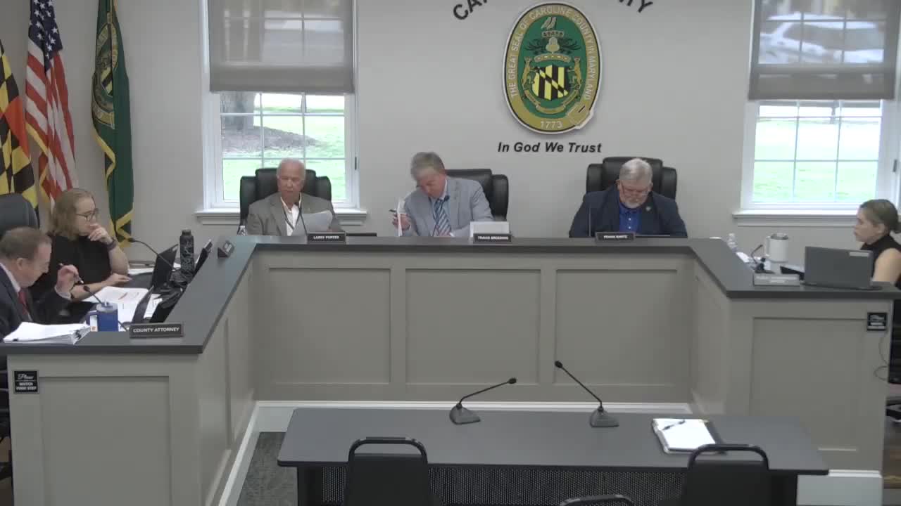 Caroline County Commission revises police officer family member eligibility rules