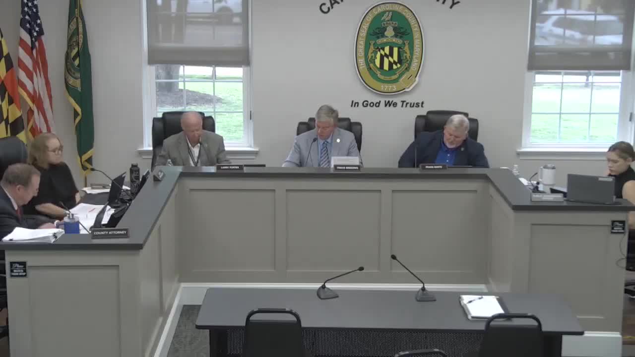 Caroline County Council debates residency requirement for appointments