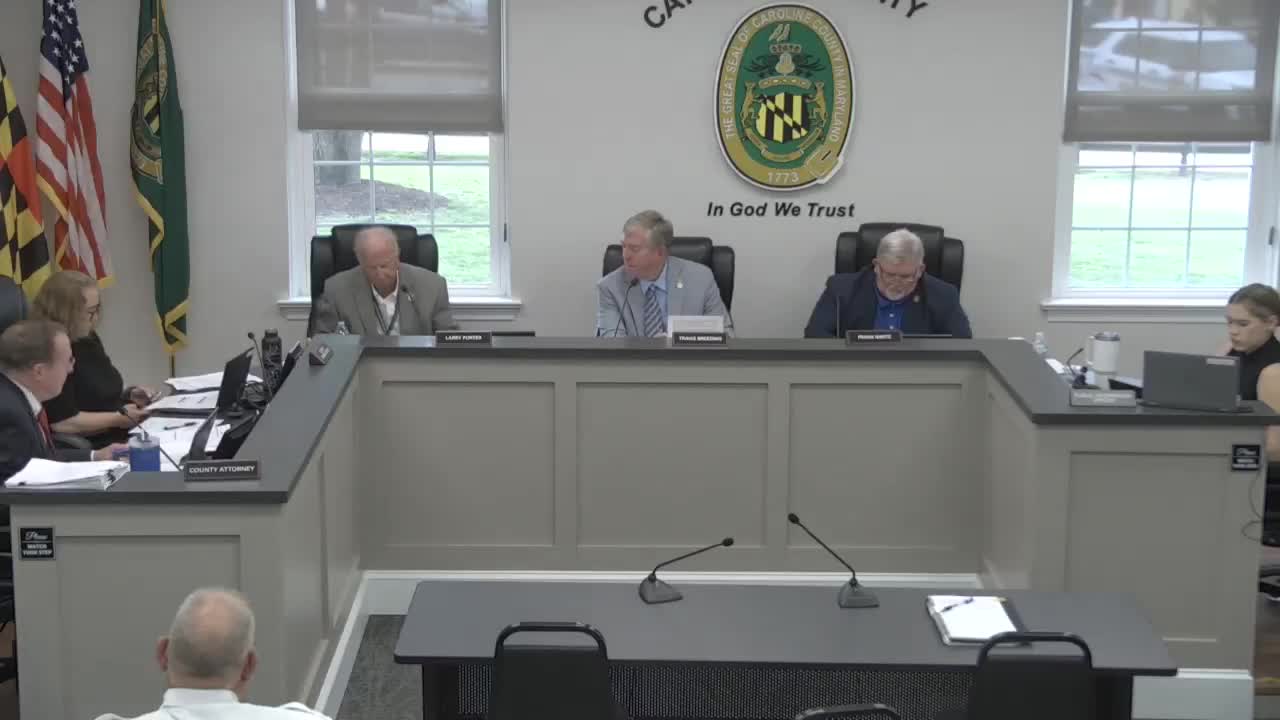 Caroline County Commissioners revise residency requirement for board appointments
