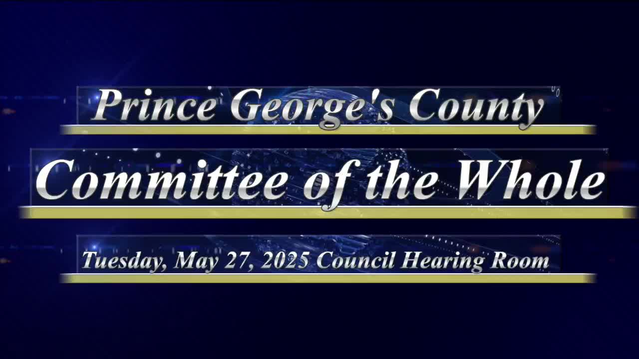 Prince George's County Council approves five-year transit vision plan and local impact grant funds
