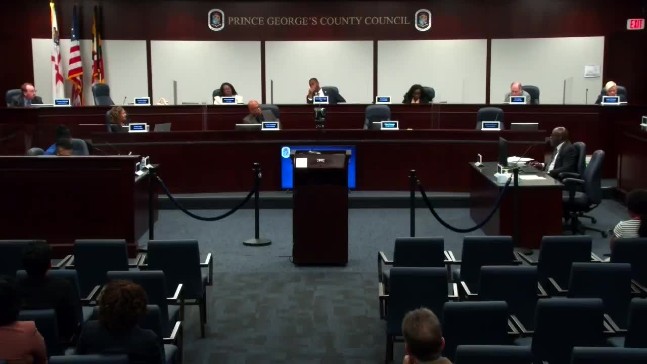 Prince George's County Council debates blue line corridor development bill