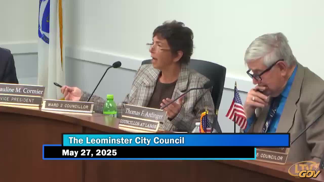 Leominster City Council approves budget allocations for police, fire, and library services