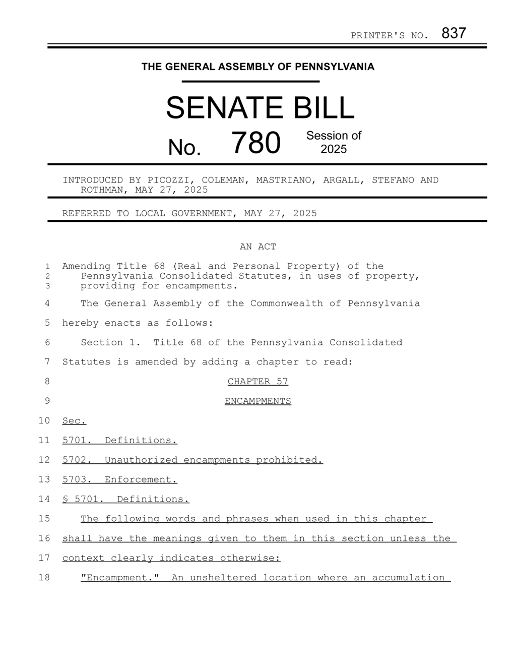 New regulation prohibits unauthorized encampments and outlines owner responsibilities