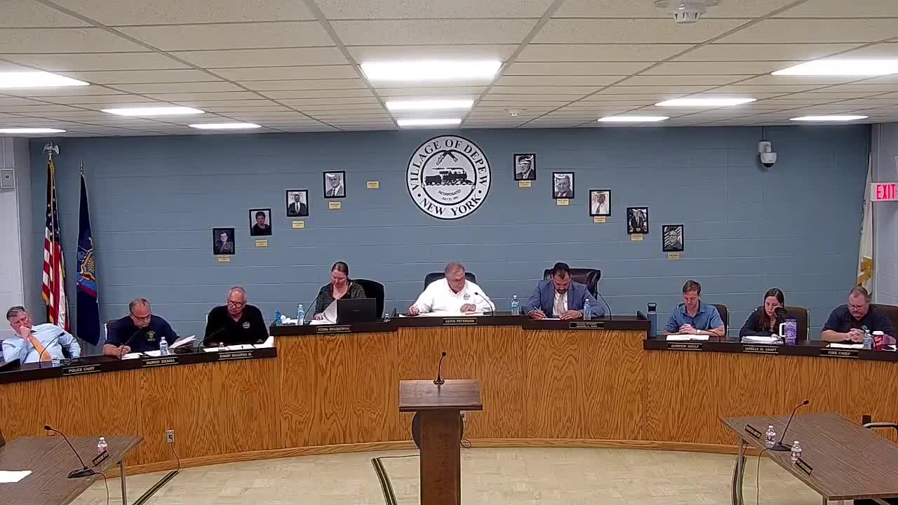 Depew Village Council approves fireworks display and car show resolutions