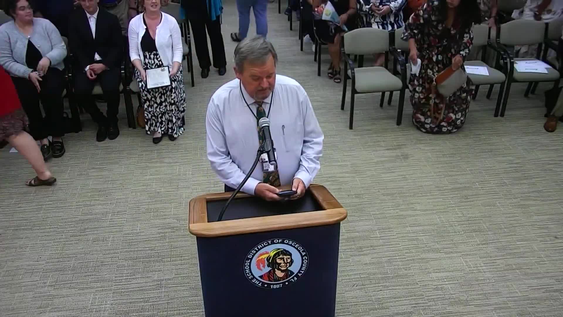 Osceola County honors graduates and welcomes new board clerk during recent meeting