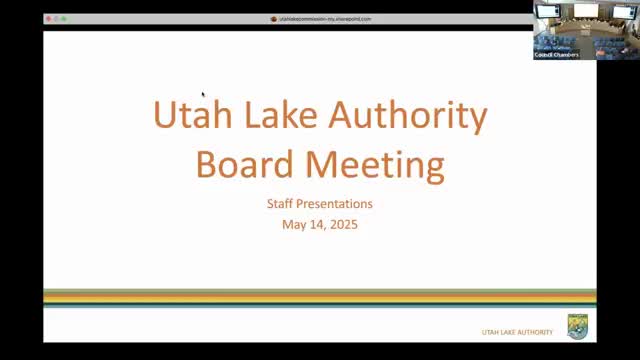 Mayor Caffusi leads discussion on American Fork Marina construction project update
