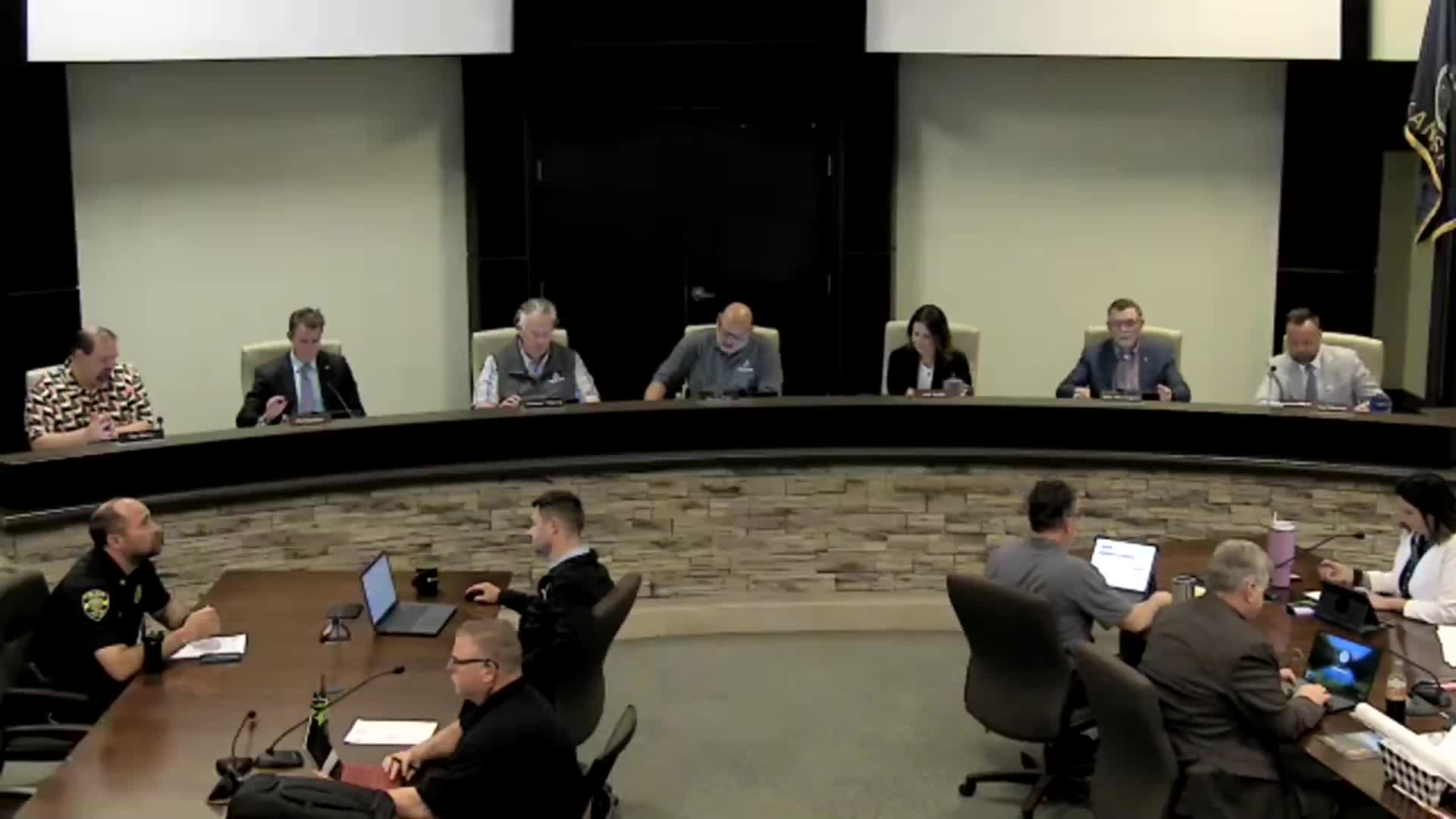 Andover City Council members gather for prayer and community improvement discussions