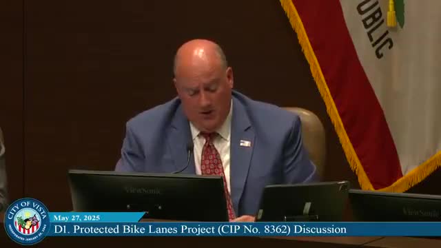 Vista City Council debates removal of bike lane berms amid safety concerns