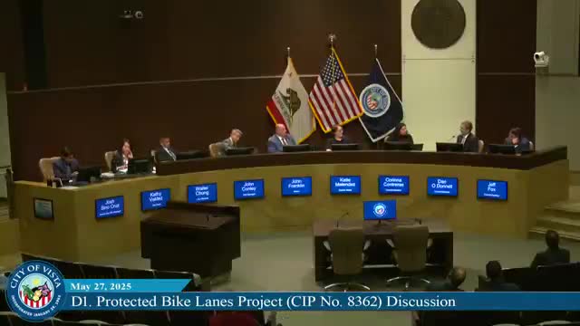 Vista City Council debates protected bike lanes amid community safety concerns