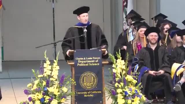 Commencement speaker shares personal journey and political insights at UC Berkeley graduation