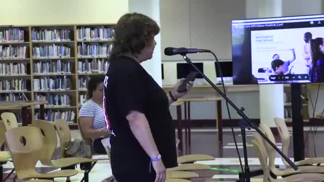Community voices concerns over new high school design and funding issues
