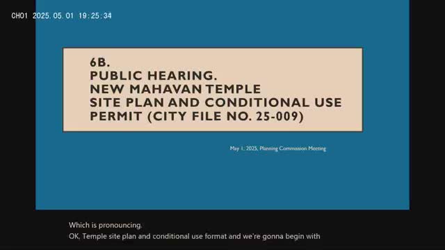 Neighbors oppose New Mahaven Temple conditional-use permit; commission split, matter sent to council