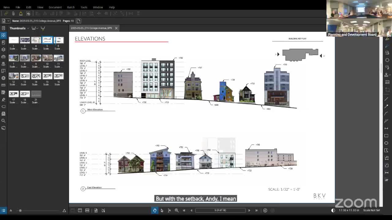 Design team discusses sunken courtyards for College Avenue development project