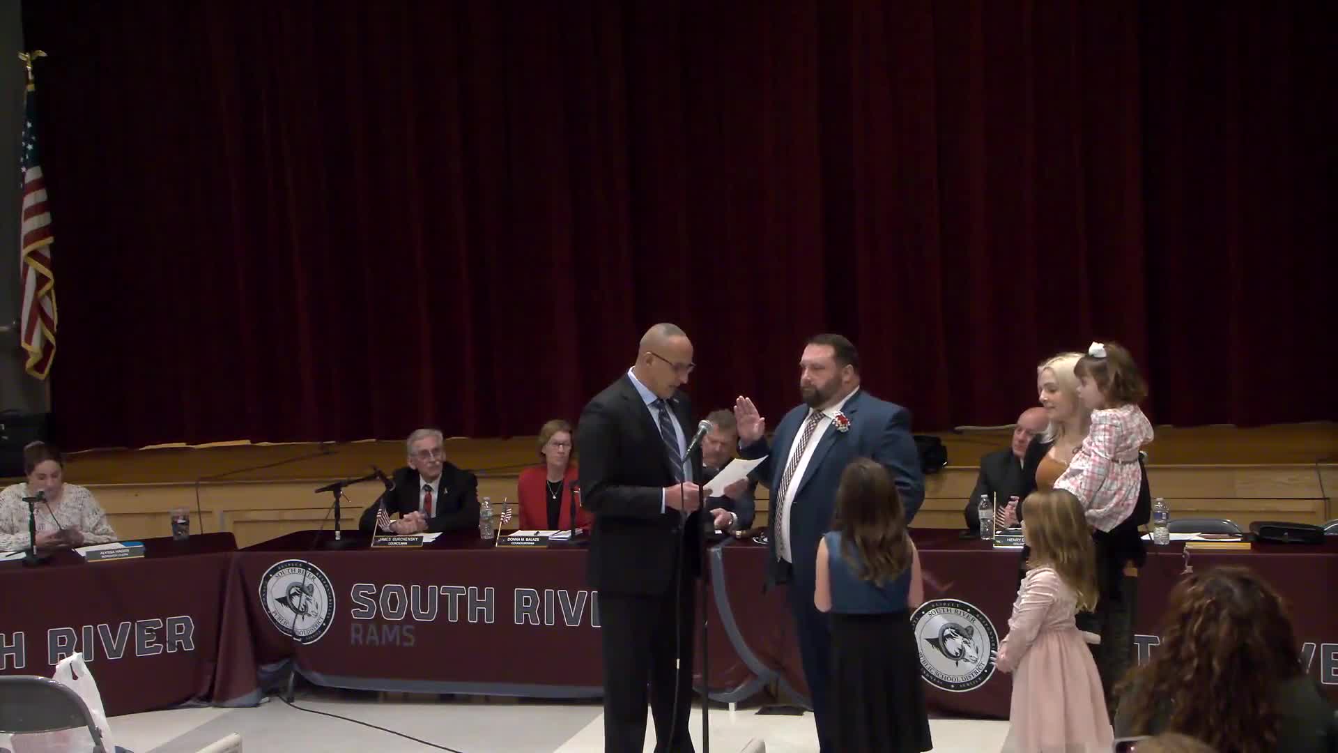 Nick Gianagopoulos sworn in as South River Council member alongside new fire chiefs