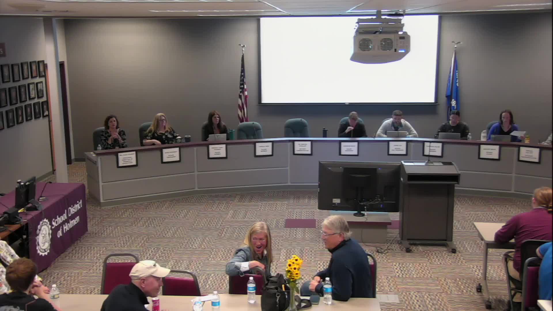 Holman School Board honors retirees and welcomes Rep Steve Doyle for education update