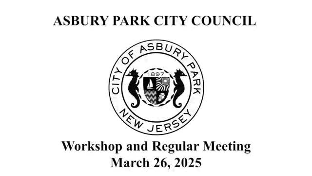 Mayor Moore leads Asbury Park Council meeting with pledge and prayer