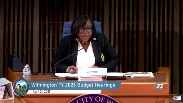 Wilmington City Council reviews budget priorities for public safety and community programs