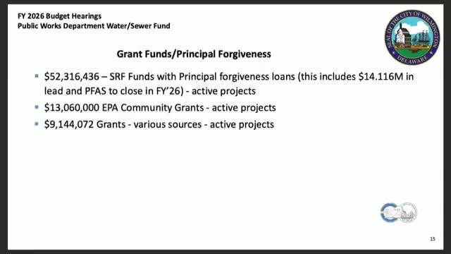 City secures $52 million in SRF funding for lead and PFAS projects