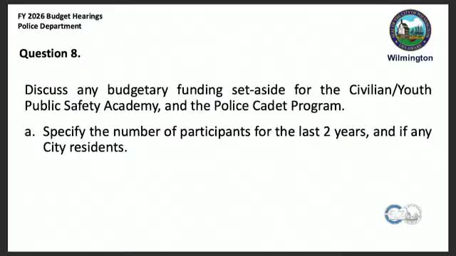 Wilmington budgets $425K for crossing guards youth academies and crime prevention programs