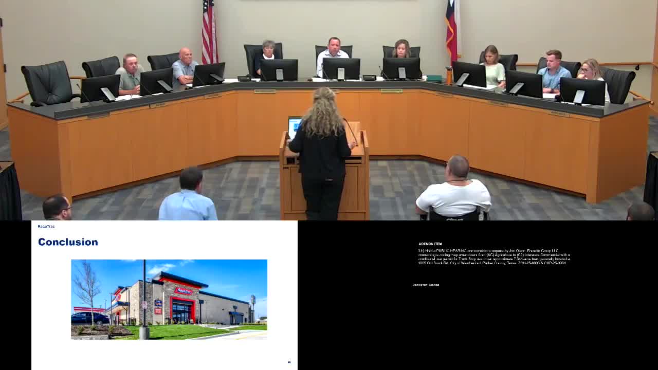 Weatherford Council reviews traffic impact for proposed travel center on I-20