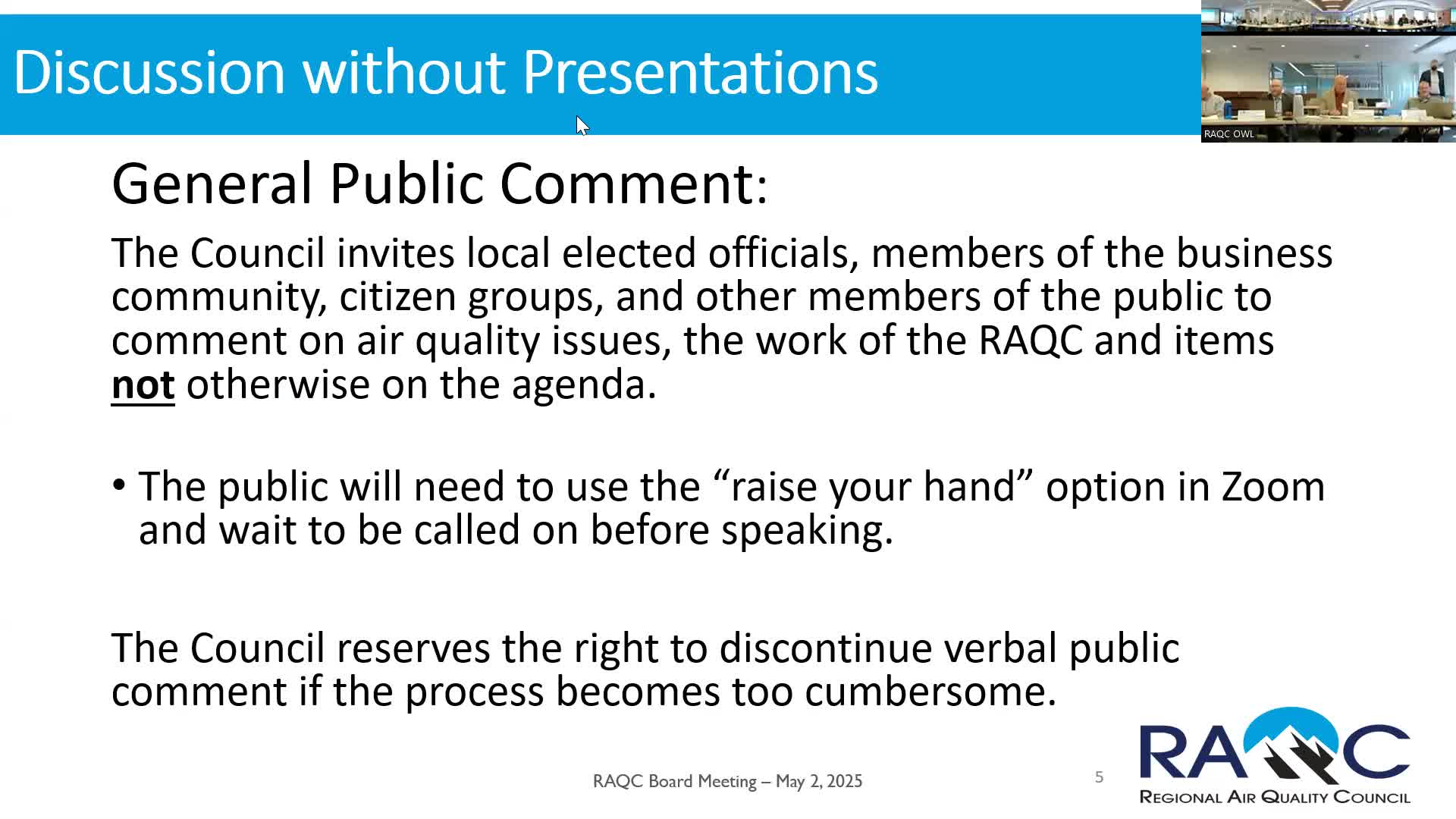 Public commenter urges RACC to target NOx emissions at Denver International Airport