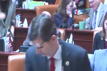 Representative Albrecht questions property tax exemption for state agency leases in Richfield