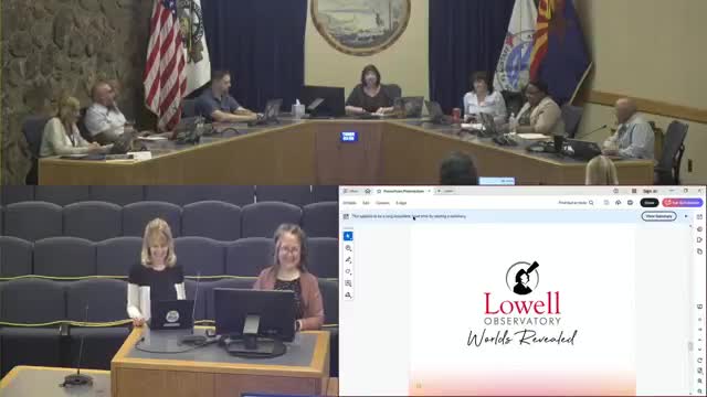 Lowell Observatory implements free access initiatives for local schools and communities