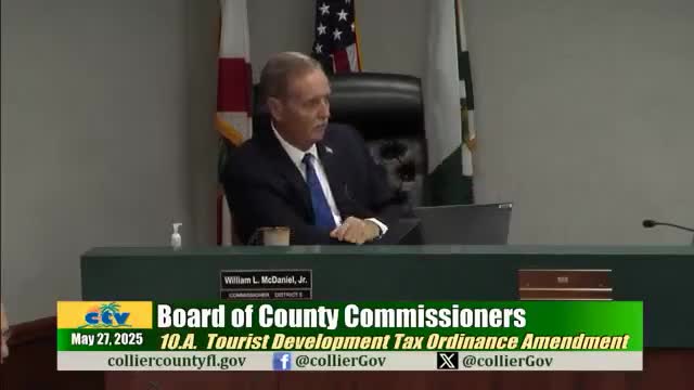 Tourism Council proposes sixth penny tax for Naples funding initiatives