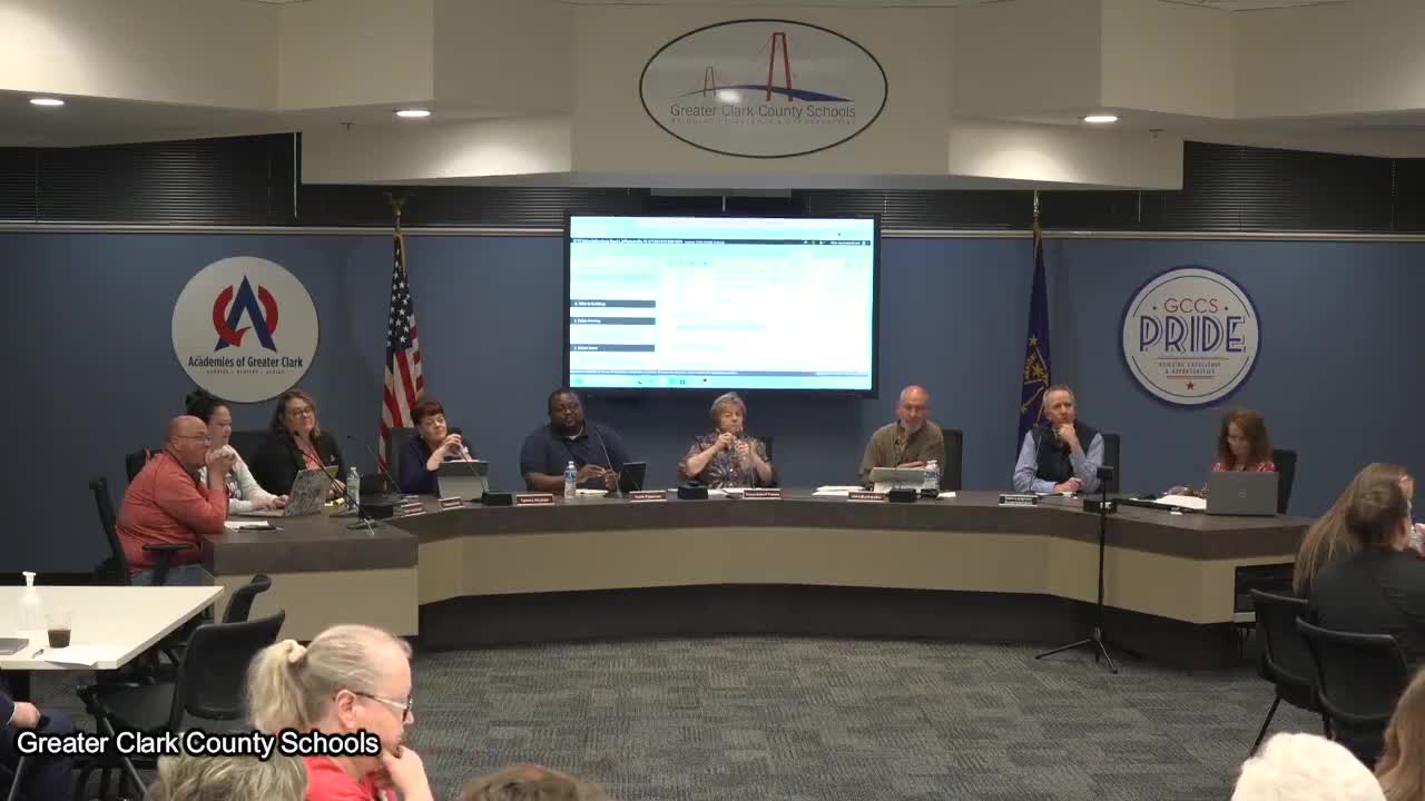 Greater Clark School Board discusses Charlestown High School capacity and growth