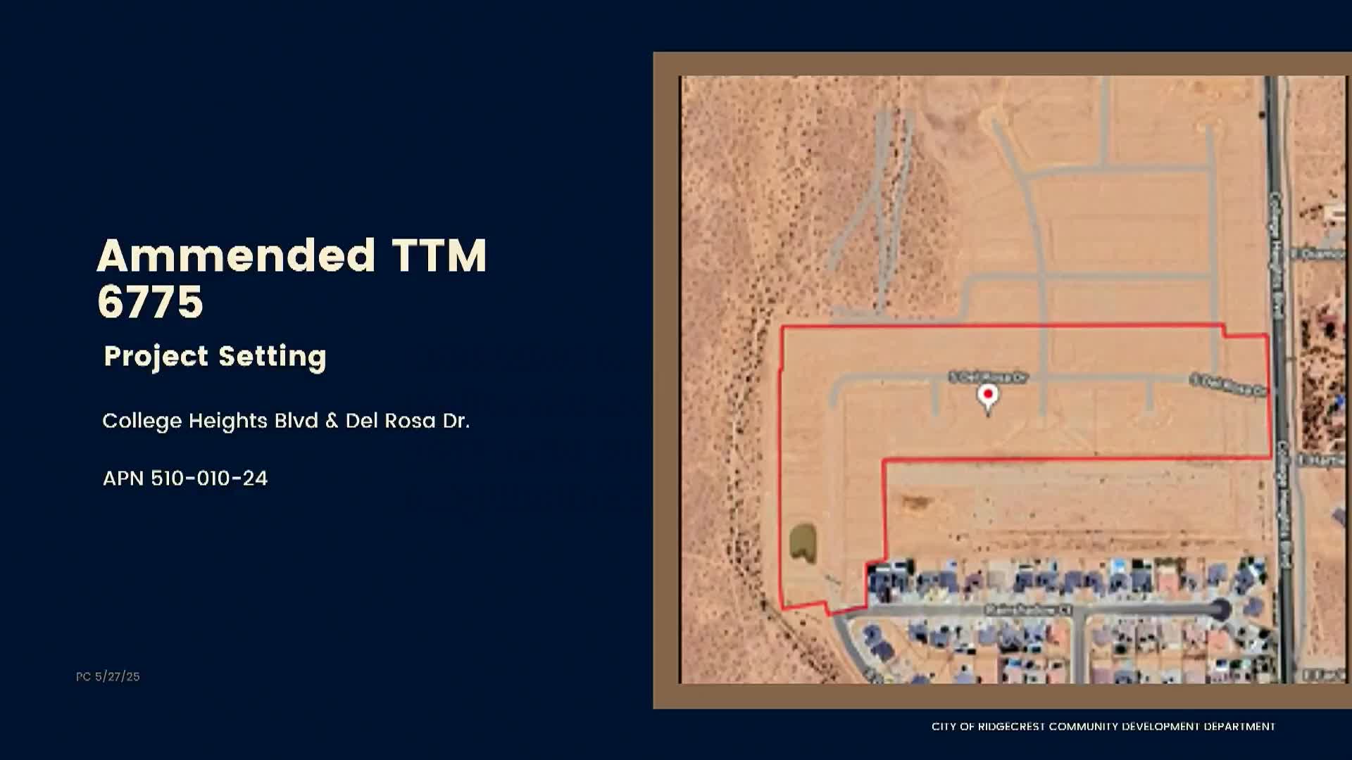 Ridgecrest Council approves housing development and initiates significant infrastructure projects