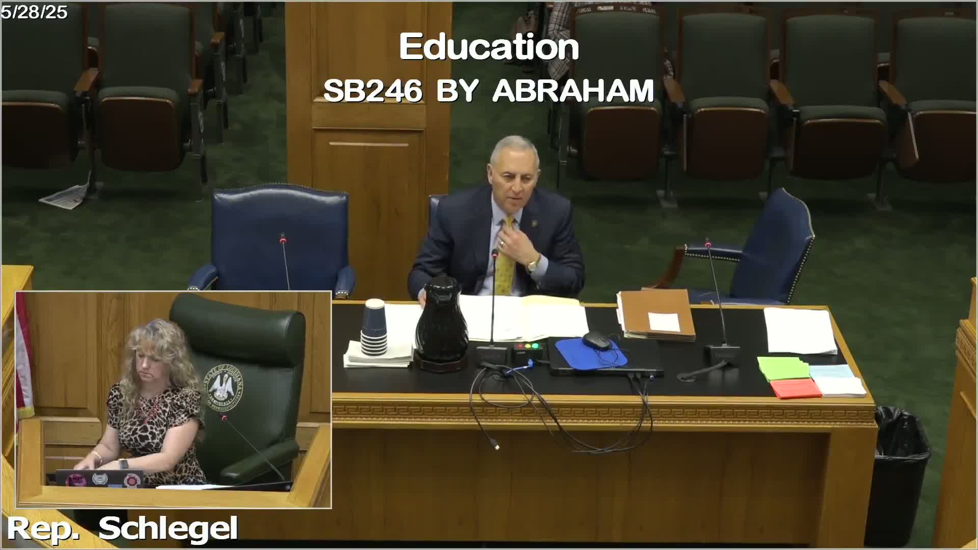 Senator Abraham introduces bill to cut Louisiana student testing by 36 percent