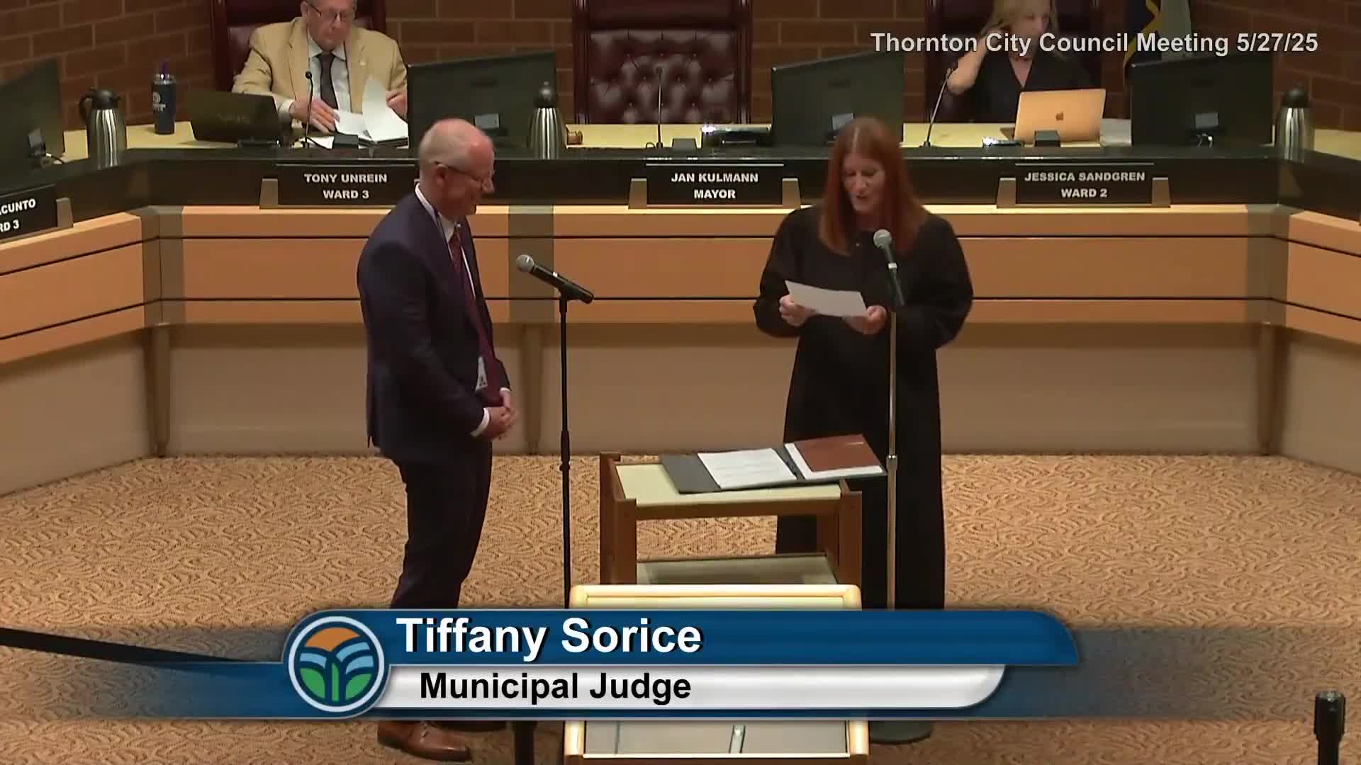 James Baird sworn in as Thornton's new police chief after Jim Kiser's retirement