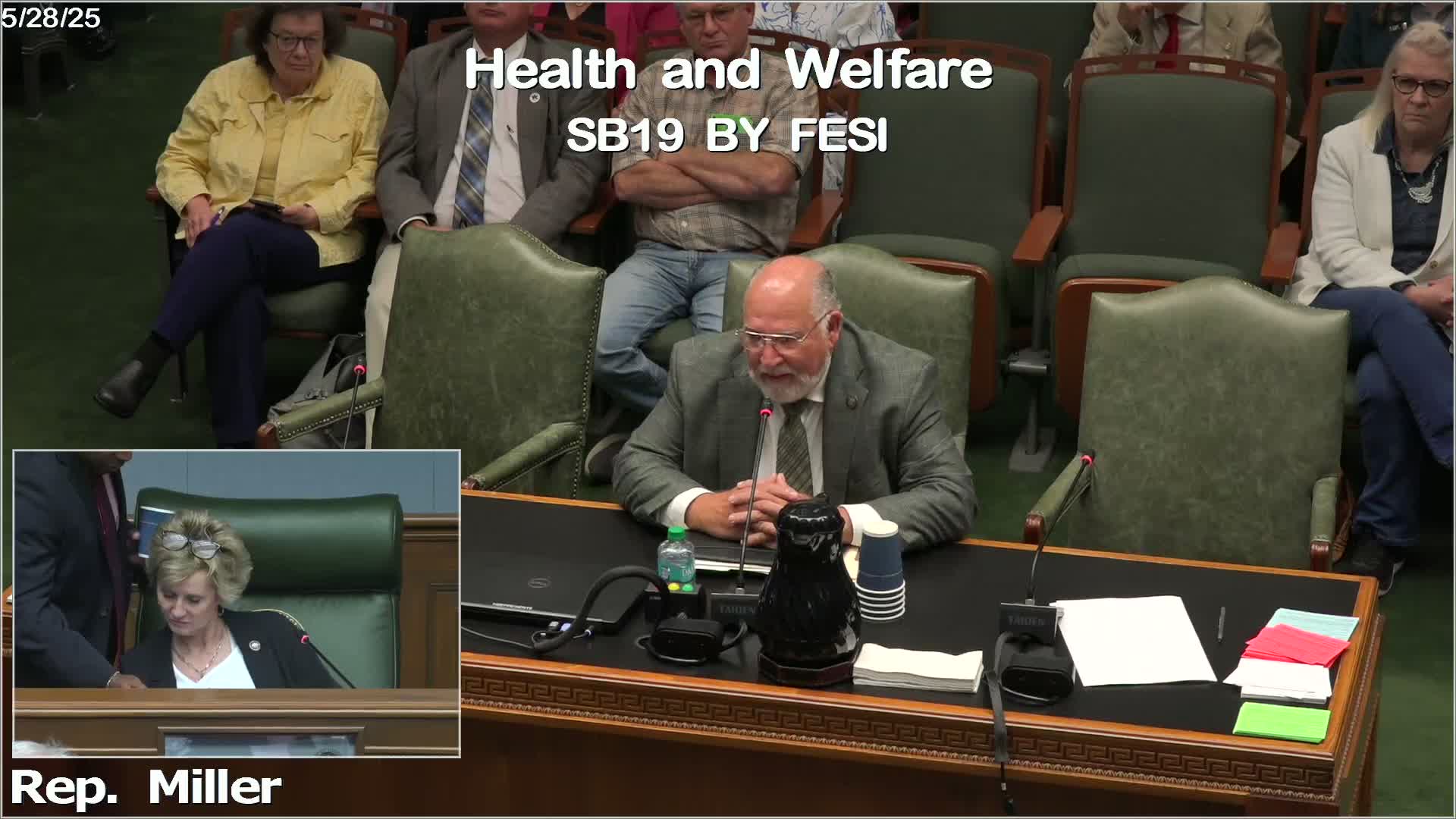 Committee advances SB19 with amendments despite objection from Representative Chasson