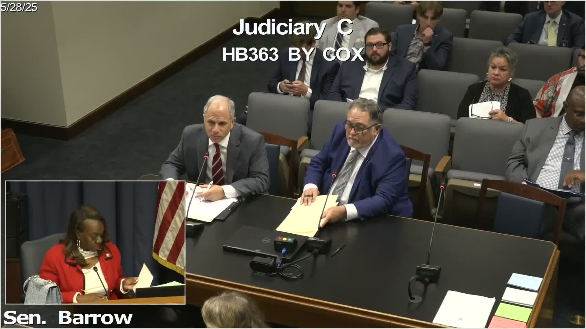 Senator Barrow reports House Bill 363 favorably with unanimous support