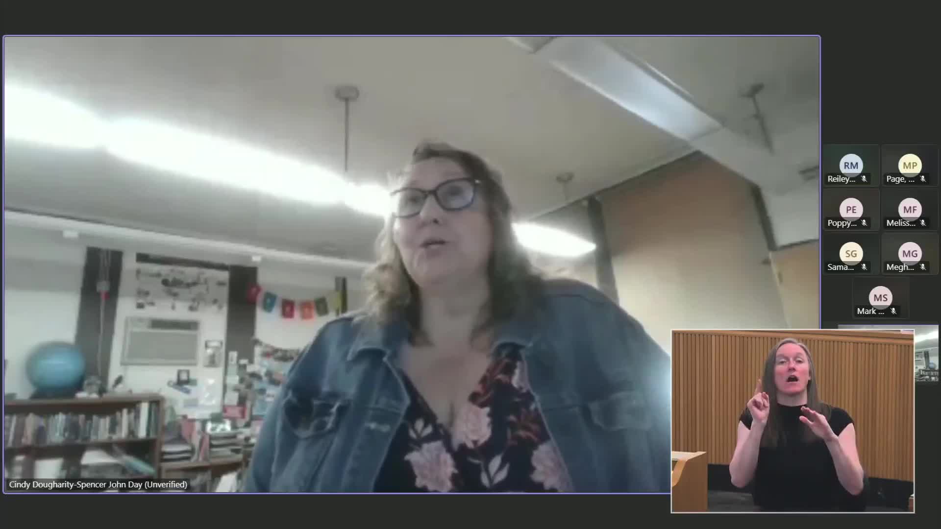 Astoria teacher Melissa Funk emphasizes community support for education initiatives
