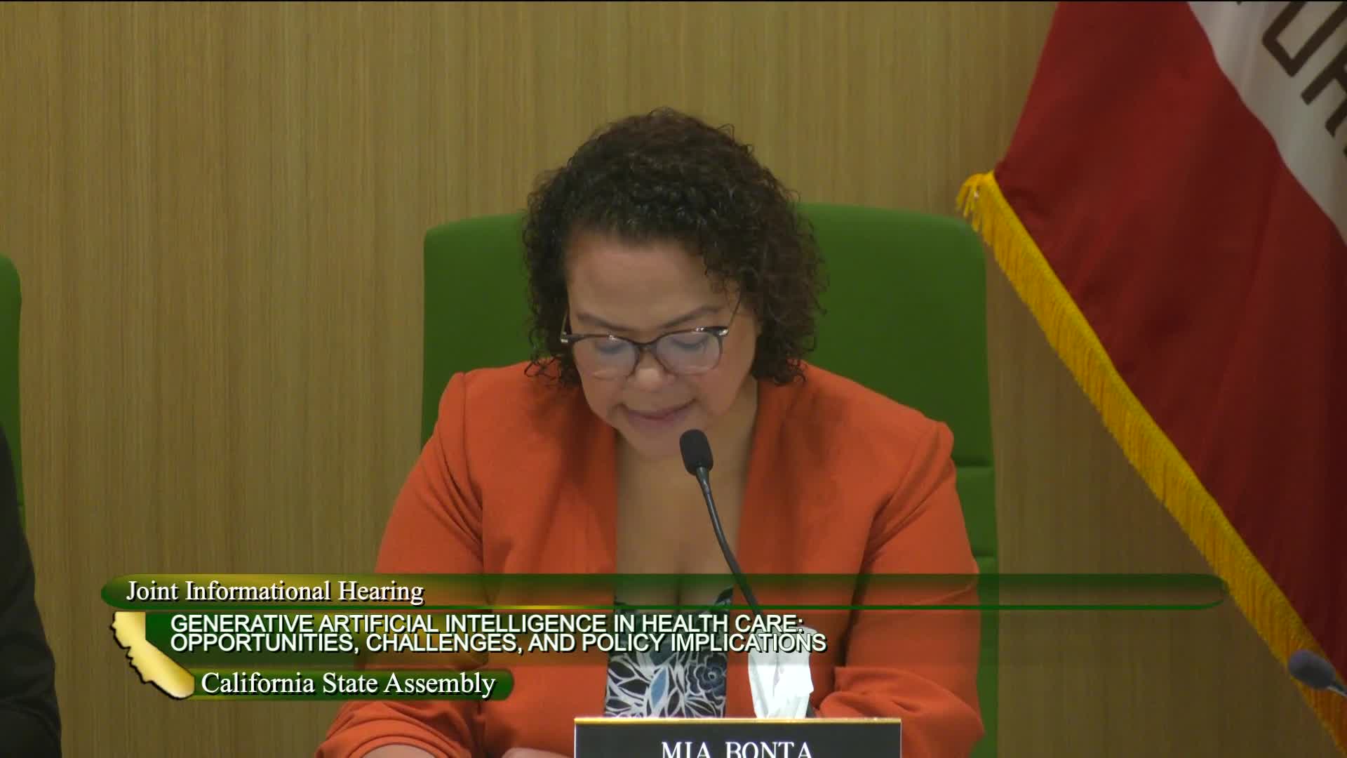 California lawmakers hold joint hearing on AI's impact in healthcare