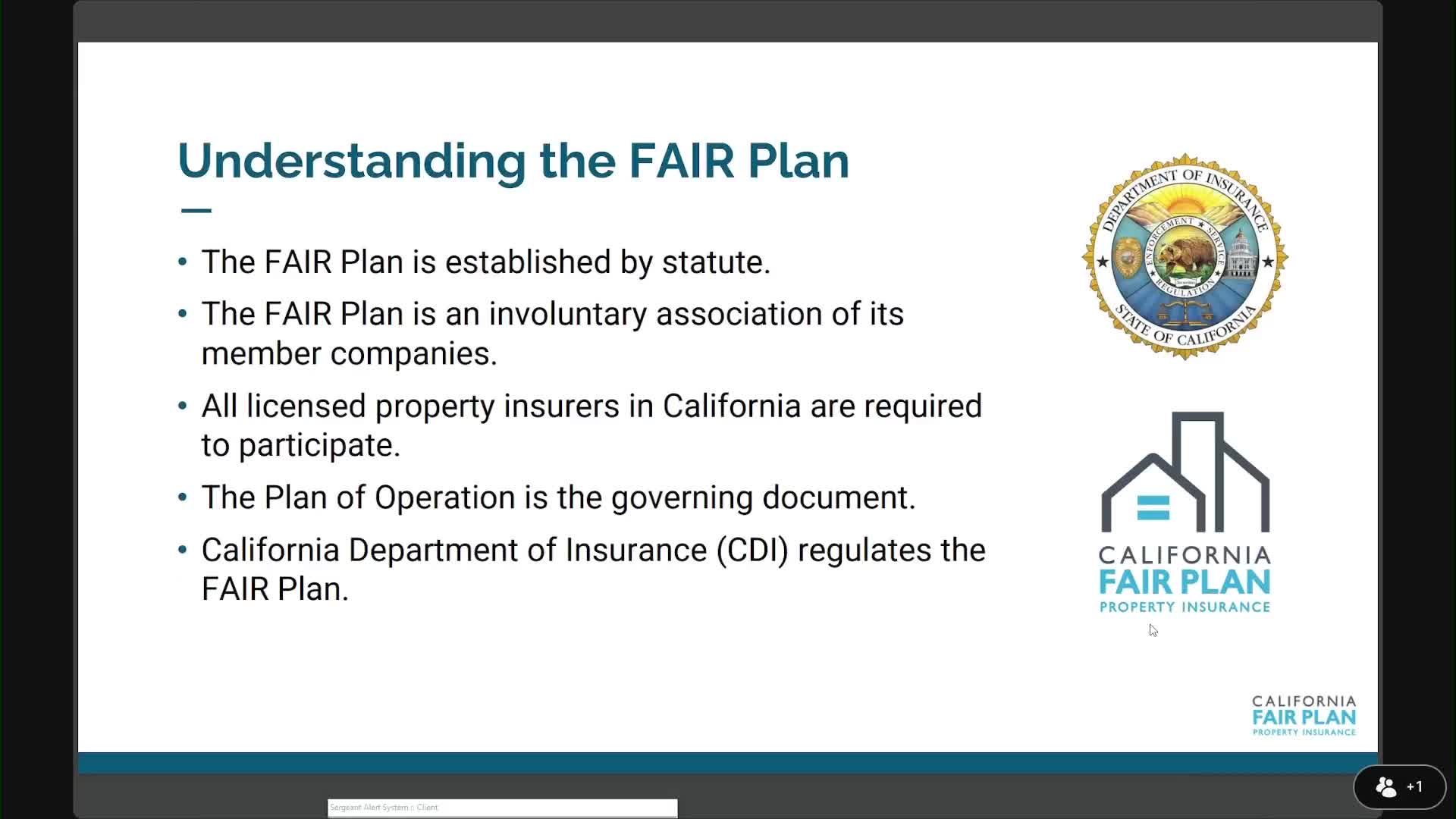 California FAIR Plan collaborates with legislature to stabilize insurance market