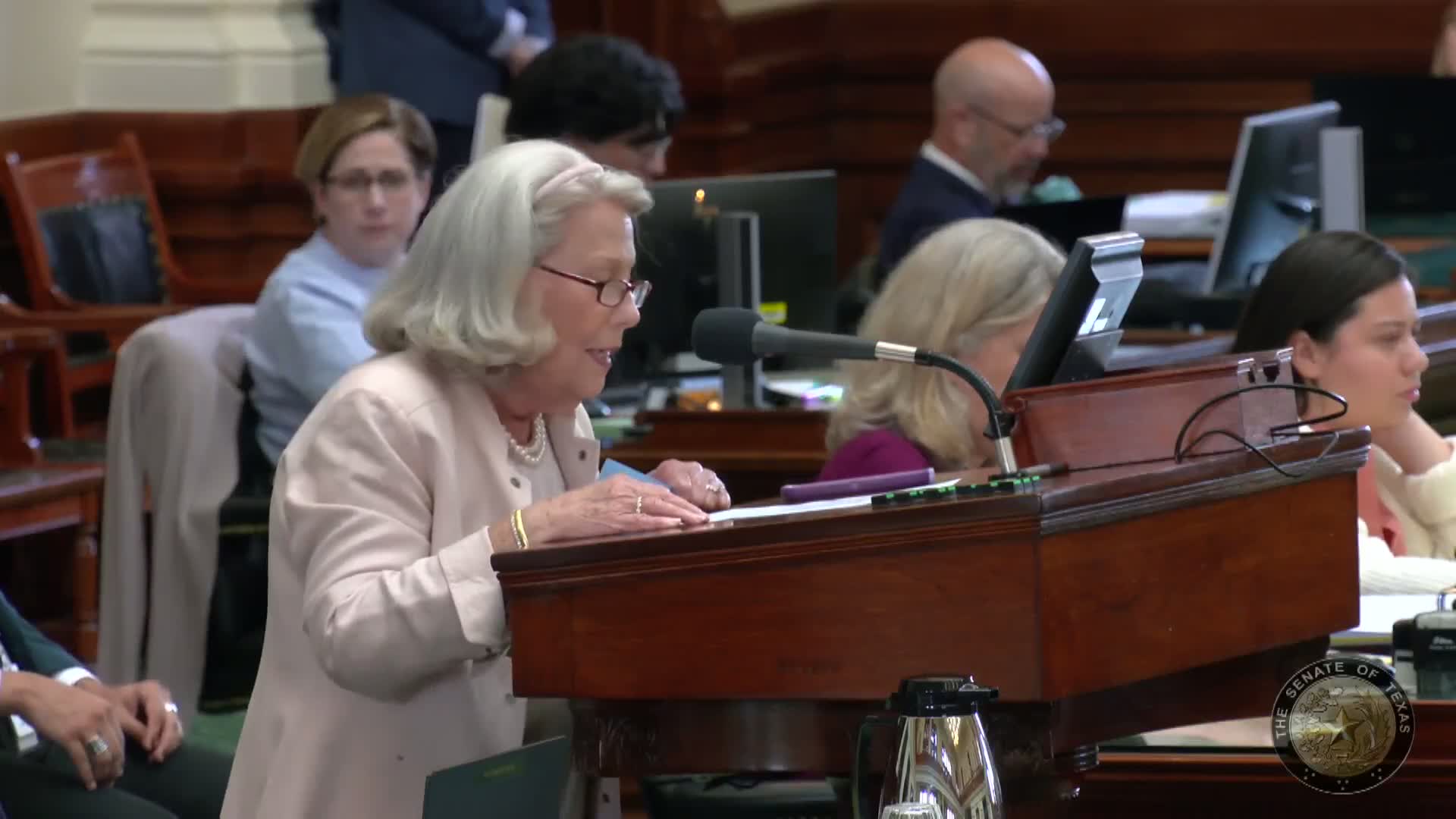Senate honors inaugural Texas Legislative Fellowship Program interns from UT System