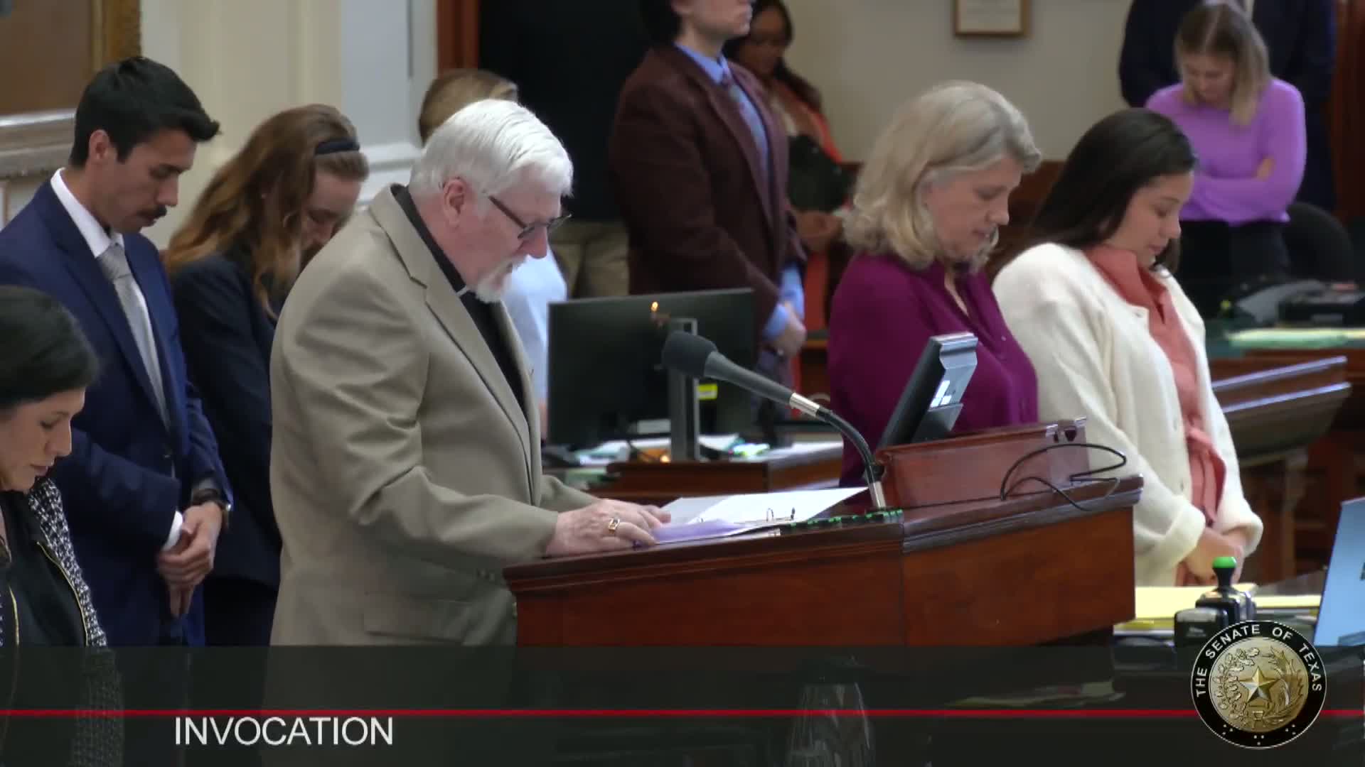 Texas Senate receives prayer for wisdom and unity from Corio County leaders