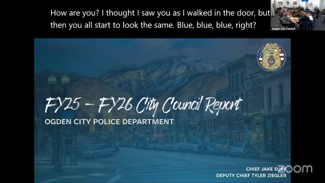 Ogden Police Department reports 50% crime reduction and proactive policing strategies