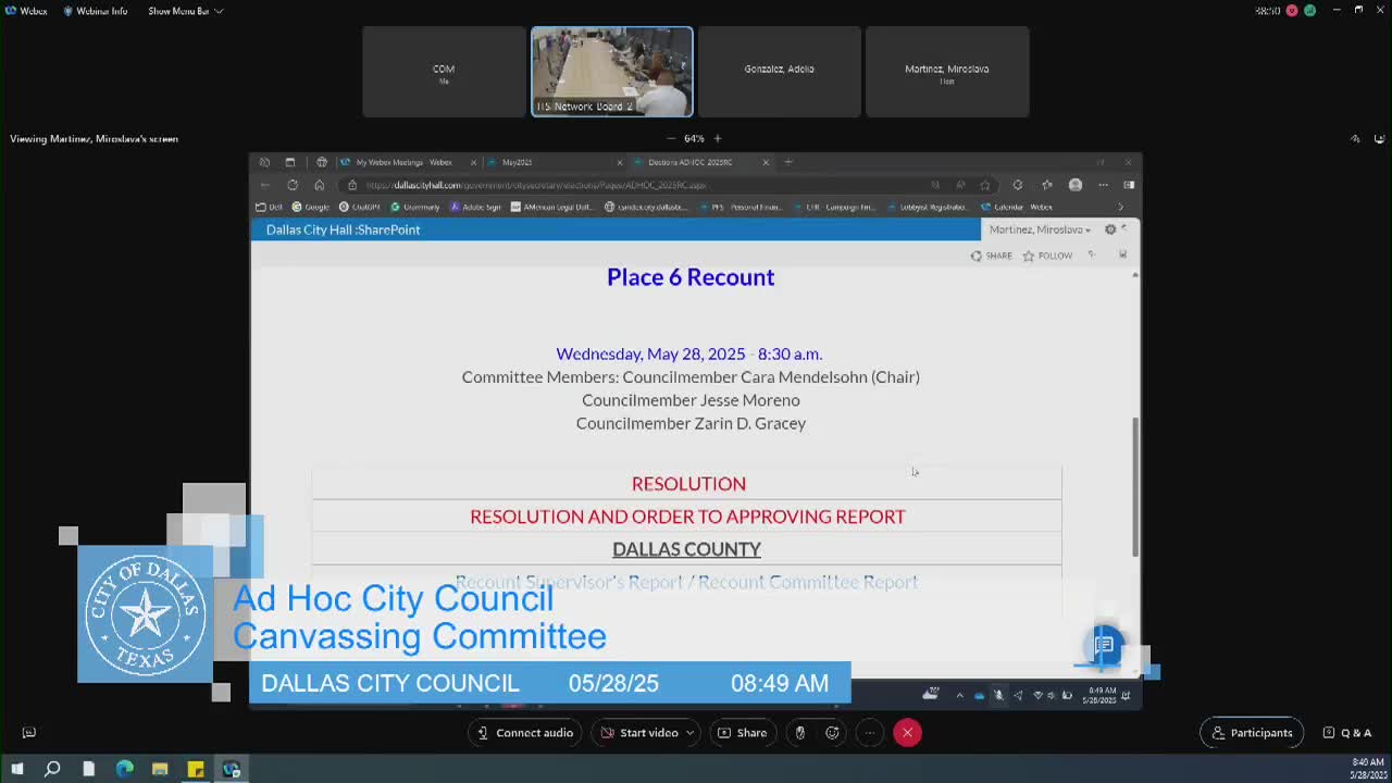 Recount process reveals discrepancies in election results for candidates LaPadreira and Williams