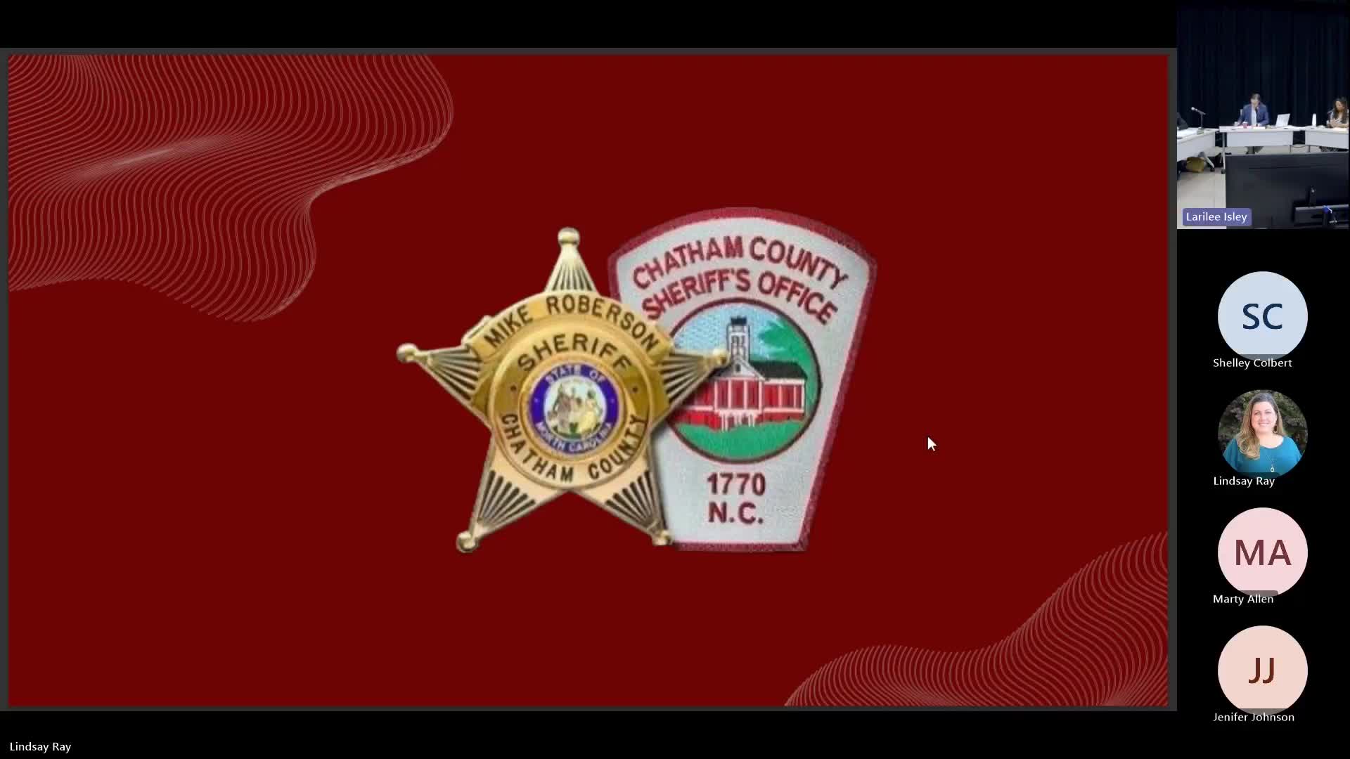 Sheriff Mike Robertson requests $25M budget for personnel and resources in Chatham County