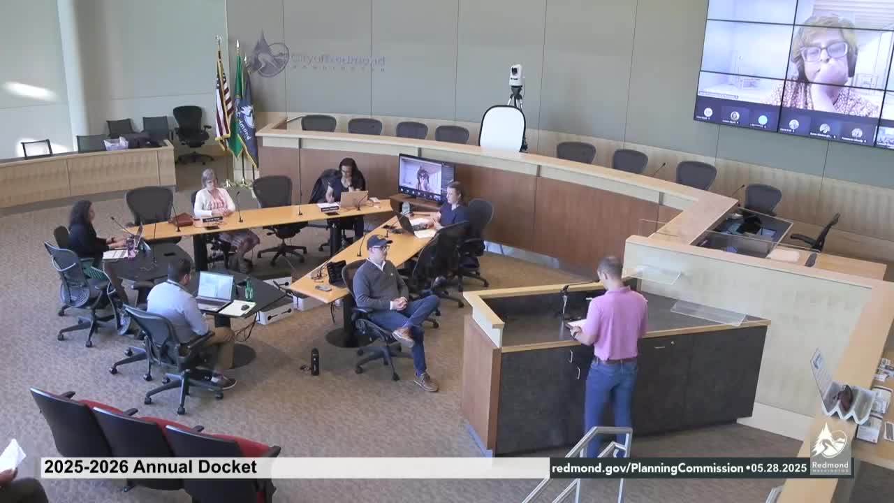 David Morton advocates for Redmond's transportation amendment in comprehensive plan update