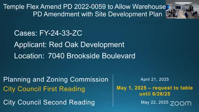 Red Oak Development's Tom Staub seeks approval for mixed-use project in Temple